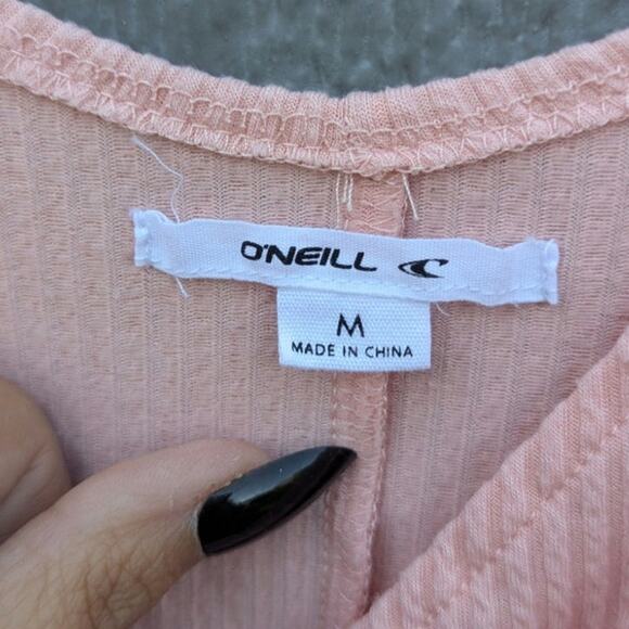O'Neill Pink girly dress M Boho summer beach surfer skater pastel date nigh - Picture 2 of 6
